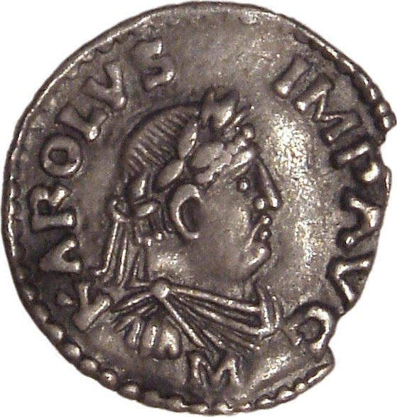 Charlemagne Coin W Ikimedia