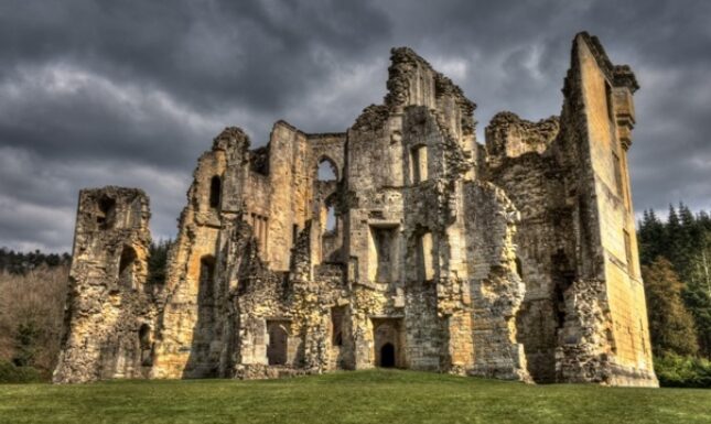 Old waldour castle medieval ruin medievalism